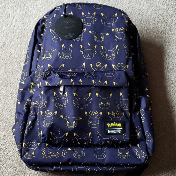 Loungefly Pokemon Handbags - NWT LOUNGEFLY PIKACHU EXPRESSIONS BACKPACK